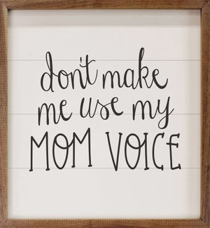 Mom Voice White